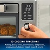 image:imageOster 10 Function Air Fryer Oven Toaster Oven CountertopStainless Steel