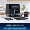 image:imageOster 11Quart Dual Air Fryer Oven with 2 Cooking Zones Large Capacity Air Fryer with 6 Cooking Functions amp 2 Baskets11Quart