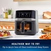 image:imageOster 11Quart Dual Air Fryer Oven with 2 Cooking Zones Large Capacity Air Fryer with 6 Cooking Functions amp 2 Baskets4Quart