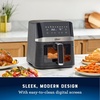 image:imageOster 11Quart Dual Air Fryer Oven with 2 Cooking Zones Large Capacity Air Fryer with 6 Cooking Functions amp 2 Baskets4Quart