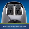 image:imageOster 2 Slice Bread Bagel Toaster Metallic GreyMetallic Gray