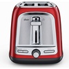 image:imageOster 2Slice Toaster with Advanced Toast Technology Bagel Toaster for All Bread Types Stainless SteelRed