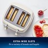 image:imageOster 2Slice Toaster with Extra Wide Slots Bagel Toaster Oat Milk4  Slice