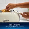 image:imageOster 2Slice Toaster with Extra Wide Slots Bagel Toaster Oat Milk4  Slice