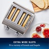 image:imageOster 2Slice Toaster with Extra Wide Slots Bagel Toaster Stainless Steel4  Slice