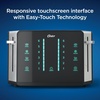 image:imageOster 2Slice Touchscreen Toaster Digital Countdown Timer 6 Shade Settings Easy Touch Technology BagelReheatFrozen Modes Stainless Steel4Slice