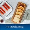 image:imageOster 2Slice Touchscreen Toaster Digital Countdown Timer 6 Shade Settings Easy Touch Technology BagelReheatFrozen Modes Stainless Steel4Slice