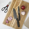image:imageOster Baldwyn HighCarbon Stainless Steel Kitchen Knife Cutlery Block Set 22Piece Brushed SatinBlack Slicecraft 14pc