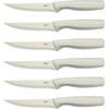 image:imageOster Baldwyn HighCarbon Stainless Steel Kitchen Knife Cutlery Block Set 22Piece Brushed SatinBrushed Satin Eckert 15pc