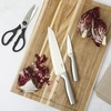 image:imageOster Baldwyn HighCarbon Stainless Steel Kitchen Knife Cutlery Block Set 22Piece Brushed SatinBrushed Satin Eckert 15pc