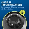 image:imageOster Belgian Waffle Maker NonStick Waffle Iron for Thick Fluffy Waffles Easy to CleanGrey