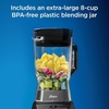 image:imageOster Blender and Food Processor Combo with 3 Settings for Smoothies Shakes and Food Chopping Includes 2 24Ounce Cups and Lids Carbon Grey3in1 Kitchen System Texture Select Blender