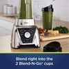 image:imageOster Blender and Food Processor Combo with 3 Settings for Smoothies Shakes and Food Chopping Includes 2 24Ounce Cups and Lids Carbon GreyTexture Select Pro Blender
