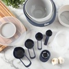 image:imageOster Bluemarine 3 Piece PP Stackable SpaceSaving Colander and Mixing Bowl SetBlue 12pc Set