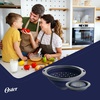 image:imageOster Bluemarine 3 Piece PP Stackable SpaceSaving Colander and Mixing Bowl SetBlueGrey 10 Strainer