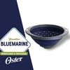 image:imageOster Bluemarine 3 Piece PP Stackable SpaceSaving Colander and Mixing Bowl SetBlueGrey 10 Strainer