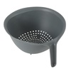 image:imageOster Bluemarine 3 Piece PP Stackable SpaceSaving Colander and Mixing Bowl SetBlueGrey 3pc Set