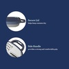 image:imageOster Bluemarine 3 Piece PP Stackable SpaceSaving Colander and Mixing Bowl SetStainless Steel Flat Grater