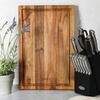 image:imageOster Capeheart Round End Grain Bamboo Cutting Board Set  14 Wooden Durable Kitchen Chopping Carving Boards with Juice Grooves Oil FinishedAcacia Wood Thornwood