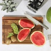 image:imageOster Capeheart Round End Grain Bamboo Cutting Board Set  14 Wooden Durable Kitchen Chopping Carving Boards with Juice Grooves Oil FinishedAcacia Wood Thornwood