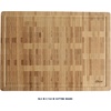 image:imageOster Capeheart Round End Grain Bamboo Cutting Board Set  14 Wooden Durable Kitchen Chopping Carving Boards with Juice Grooves Oil FinishedBamboo Wood Capeheart Rectangular