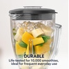 image:imageOster Classic Series 16Speed Blender with Food Chopper amp 6Cup Glass Jar Countertop Kitchen Blender Brushed NickelBlack  Glass Jar