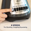 image:imageOster Classic Series 8Speed Blender with 6Cup Glass Jar Gray
