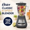 image:imageOster Classic Series 8Speed Blender with 6Cup Glass Jar Gray
