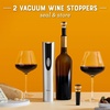 image:imageOster Cordless Electric Wine Bottle Opener with Foil Cutter SilverBlack
