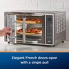 image:imageOster Extra Large 42L French Door Countertop Toaster Oven 10in1 Air Fryer Oven with Air Fry Rack Wire Rack Baking Pan and Crumb Tray Stainless SteelGrey