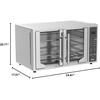 image:imageOster Extra Large 42L French Door Countertop Toaster Oven 10in1 Air Fryer Oven with Air Fry Rack Wire Rack Baking Pan and Crumb Tray Stainless SteelGrey