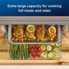 image:imageOster Extra Large 42L French Door Countertop Toaster Oven 10in1 Air Fryer Oven with Air Fry Rack Wire Rack Baking Pan and Crumb Tray Stainless SteelGrey