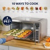 image:imageOster Extra Large 42L French Door Countertop Toaster Oven 10in1 Air Fryer Oven with Air Fry Rack Wire Rack Baking Pan and Crumb Tray Stainless SteelStainless Steel