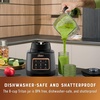 image:imageOster Extreme Mix Blender 64oz Glass Jar 3 iBlend Preset Functions 1600Watts 10Point Blade Stack with Titanium Coating amp 24oz BlendNGo Cup1500 Watts Tritan Jar