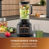 image:imageOster Extreme Mix Blender 64oz Glass Jar 3 iBlend Preset Functions 1600Watts 10Point Blade Stack with Titanium Coating amp 24oz BlendNGo Cup1500 Watts Tritan Jar