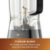 image:imageOster Extreme Mix Blender 64oz Glass Jar 3 iBlend Preset Functions 1600Watts 10Point Blade Stack with Titanium Coating amp 24oz BlendNGo Cup1500 Watts Tritan Jar
