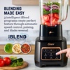 image:imageOster Extreme Mix Blender 64oz Glass Jar 3 iBlend Preset Functions 1600Watts 10Point Blade Stack with Titanium Coating amp 24oz BlendNGo Cup1600 Watts Glass Jar w Cup