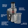 image:imageOster FPSTJE9010000 JusSimple 2 Speed Easy Juice Extractor with ExtraWide Feed Chute 900W BlackSilver