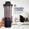 image:imageOster GoMax Portable Blender 20 oz Cordless Personal Blender for Smoothies amp Shakes USBC Rechargeable AntiJam Reversible Blade LeakProof Travel Lid Dishwasher Safe Parts BPAFree BlackBlack