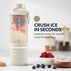 image:imageOster GoMax Portable Blender 20 oz Cordless Personal Blender for Smoothies amp Shakes USBC Rechargeable AntiJam Reversible Blade LeakProof Travel Lid Dishwasher Safe Parts BPAFree BlackOat Milk White