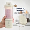 image:imageOster GoMax Portable Blender 20 oz Cordless Personal Blender for Smoothies amp Shakes USBC Rechargeable AntiJam Reversible Blade LeakProof Travel Lid Dishwasher Safe Parts BPAFree BlackOat Milk White