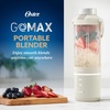 image:imageOster GoMax Portable Blender 20 oz Cordless Personal Blender for Smoothies amp Shakes USBC Rechargeable AntiJam Reversible Blade LeakProof Travel Lid Dishwasher Safe Parts BPAFree BlackOat Milk White