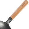 image:imageOster Platinum Flintfield 95 Inch PreSeasoned Cast Iron Skillet with Wood Handle Natural Nonstick Lightweight Cast Iron Frying Pan for Searing Sauting amp Everyday Cooking