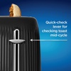 image:imageOster Retro 2Slice Toaster with QuickCheck Lever ExtraWide Slots Impressions Collection BlackBlack