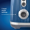 image:imageOster Retro 2Slice Toaster with QuickCheck Lever ExtraWide Slots Impressions Collection BlackBlue
