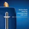 image:imageOster Retro 2Slice Toaster with QuickCheck Lever ExtraWide Slots Impressions Collection BlackBlue