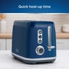 image:imageOster Retro 2Slice Toaster with QuickCheck Lever ExtraWide Slots Impressions Collection BlackBlue