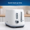 image:imageOster Retro 2Slice Toaster with QuickCheck Lever ExtraWide Slots Impressions Collection BlackWhite