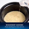 image:imageOster Rice Cooker 6 Cup Cooked 3 Cup Uncooked Electric Rice Maker Compact Size for Family Meals amp Sides Automatic Keep Warm Nonstick Inner Pot BlackBlack