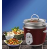 image:imageOster Rice Cooker 6 Cup Cooked 3 Cup Uncooked Electric Rice Maker Compact Size for Family Meals amp Sides Automatic Keep Warm Nonstick Inner Pot BlackRed